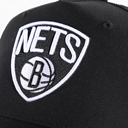 Mitchell and Ness - Cappello Trucker Brooklyn Nets Monogram Nero