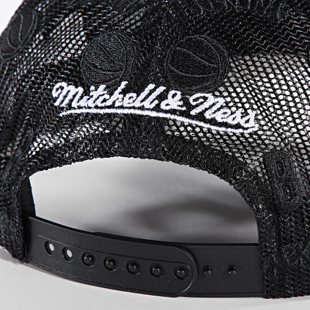 Mitchell and Ness - Casquette Trucker Monogram Brooklyn Nets Noir