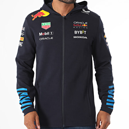 Red Bull Racing - Sweat Zippé Full Zip Hoodie TM5290 Bleu Marine