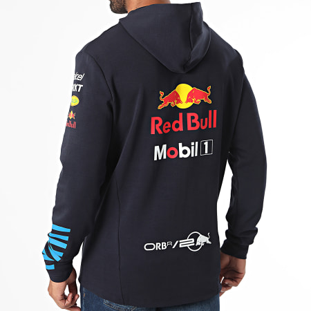 Red Bull Racing - Sweat Zippé Full Zip Hoodie TM5290 Bleu Marine