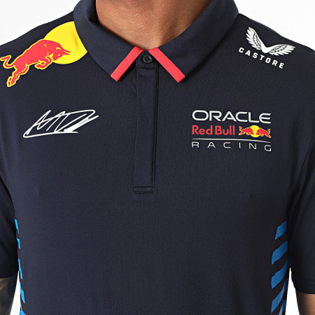 Red Bull Racing - Polo Manches Courtes Driver TM5885 Bleu Marine