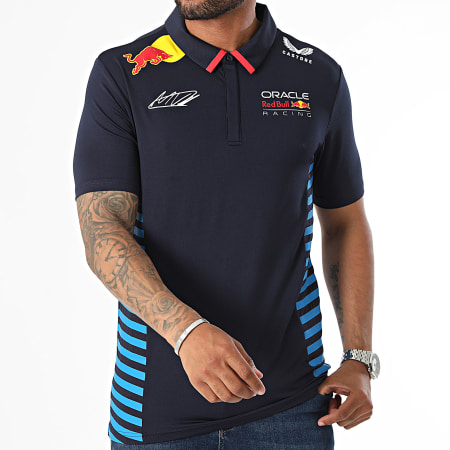 Red Bull Racing - Polo de manga corta Driver TM5885 Azul marino