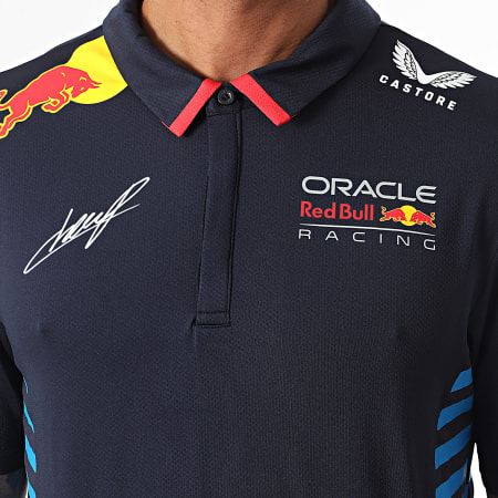 Red Bull Racing - Polo Checo a manica corta TM5886 Navy