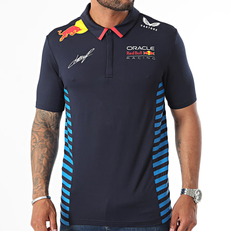 Red Bull Racing - Polo Checo a manica corta TM5886 Navy