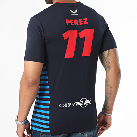 Red Bull Racing - Checo Driver T-shirt TM5888 marineblauw