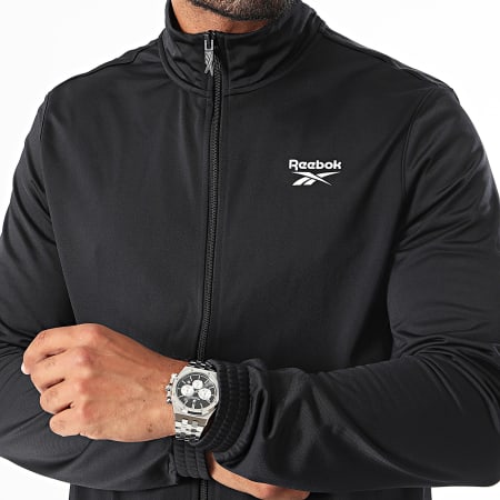 Reebok - Sweat Zippé Small Logo 100205923 Noir