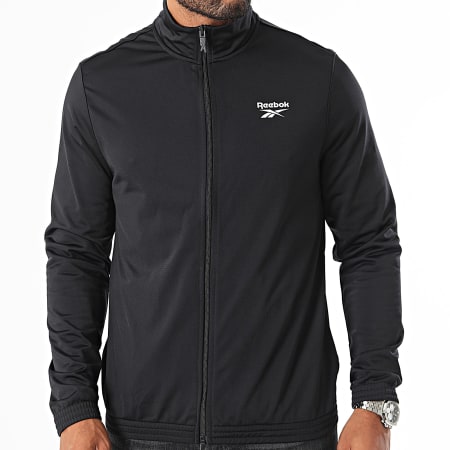 Reebok - Zip Sweat Klein Logo 100205923 Zwart