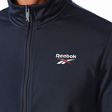 Reebok - Zip Sweat Klein Logo 100205924 marineblauw