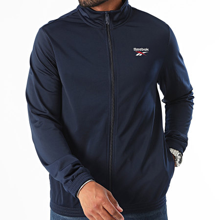 Reebok - Zip Sweat Logo Pequeño 100205924 Azul Marino