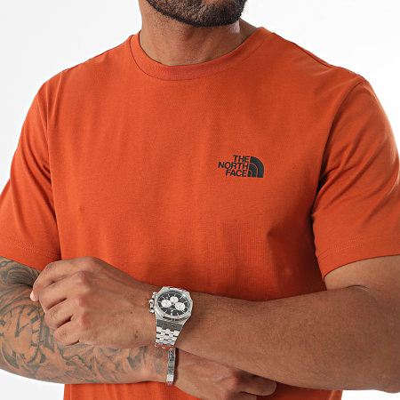 The North Face - Tee Shirt Eenvoudig Koepel A87NG Oranje