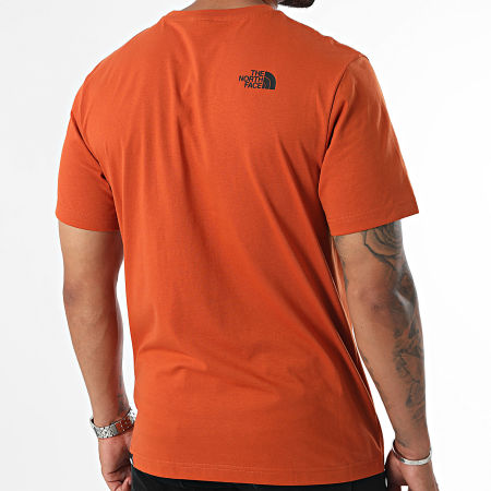 The North Face - Tee Shirt Simple Dome A87NG Arancione