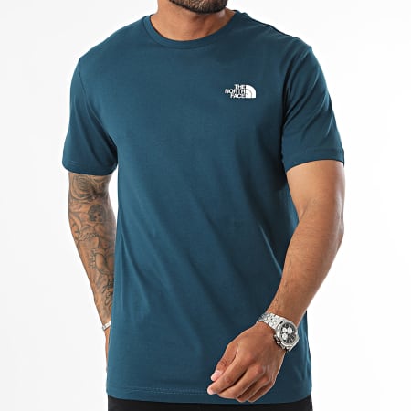 The North Face - Tee Shirt Redbox Celebration A87NV Bleu Canard