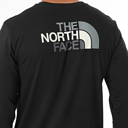 The North Face - Tee Shirt Lange Mouw Easy A8A6F Zwart