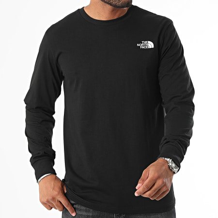 The North Face - Tee Shirt Manches Longues Easy A8A6F Noir