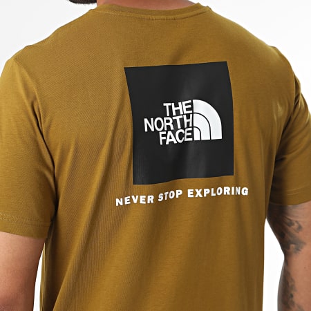 The North Face - Camiseta Redbox A87NP Caqui Verde