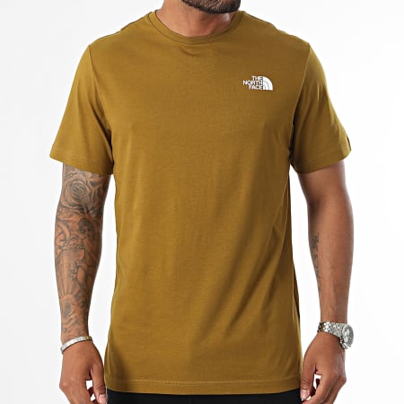 The North Face - Camiseta Redbox A87NP Caqui Verde