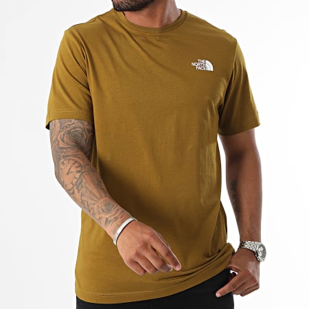 The North Face - Camiseta Redbox A87NP Caqui Verde