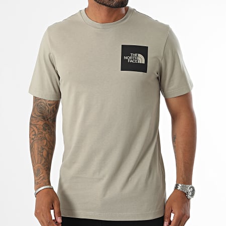 The North Face - Camiseta Fina A8A6M Verde Caqui Claro