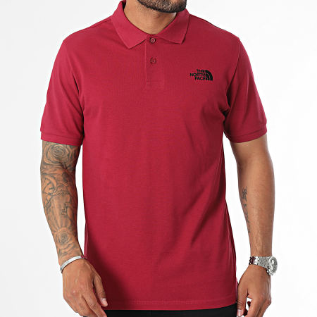 The North Face - Polo a maniche corte Piquet 0CG71 Bordeaux