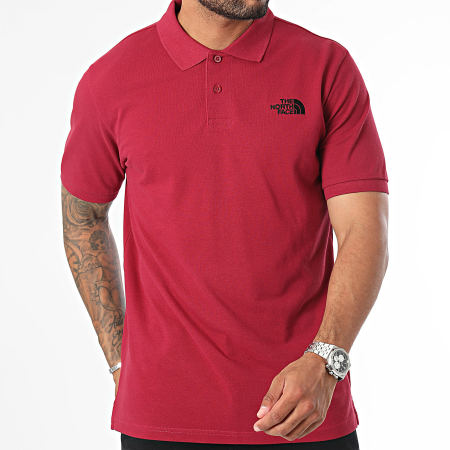 The North Face - Polo a maniche corte Piquet 0CG71 Bordeaux