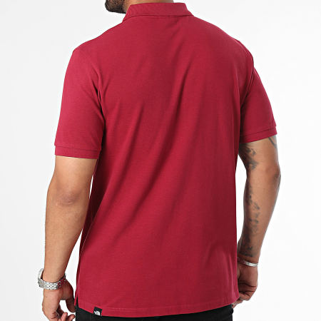 The North Face - Poloshirt met korte mouwen Piquet 0CG71 Bordeaux