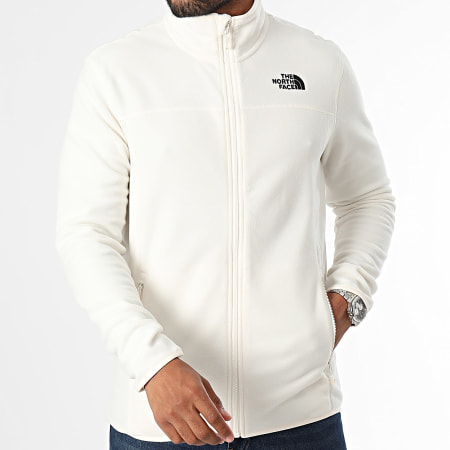 The North Face - Veste Polaire Zippée Glacier A855X Blanc