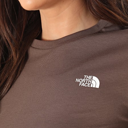 The North Face - Maglietta donna Simple Dome A87NH Marrone