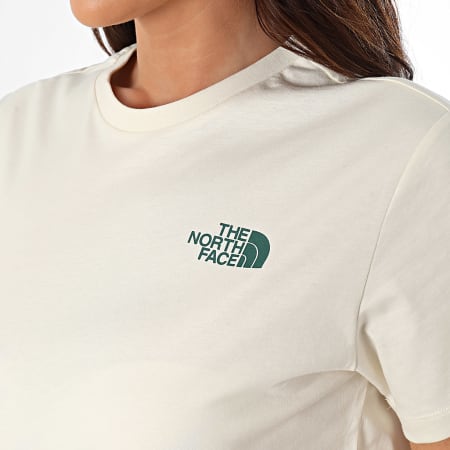 The North Face - Camiseta relax mujer Redbox A87NK Beige