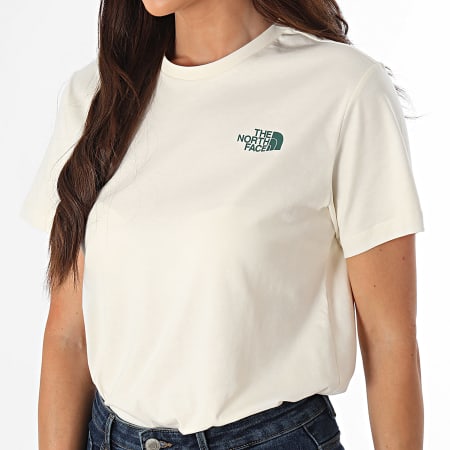 The North Face - Camiseta relax mujer Redbox A87NK Beige