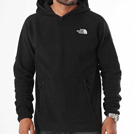 The North Face - Sweat Capuche Polaire 100 Glacier A855Z Noir