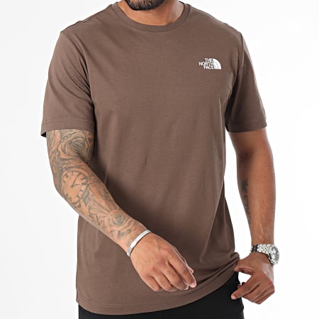 The North Face - Camiseta Redbox A87NP Marrón