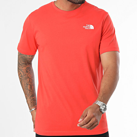 The North Face - Tee Shirt Redbox A87NP Orange