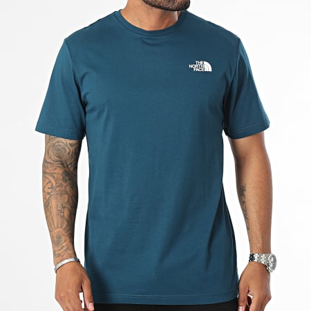 The North Face - Tee Shirt Redbox A87NP Bleu Canard