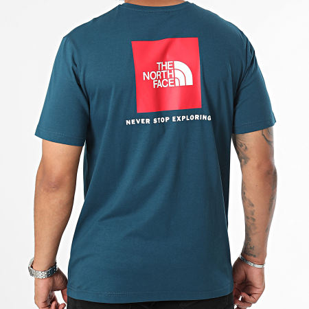 The North Face - Tee Shirt Redbox A87NP Bleu Canard