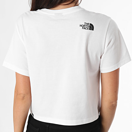 The North Face - Tee Shirt Femme Simple Dome Cropped A87U4 Blanc