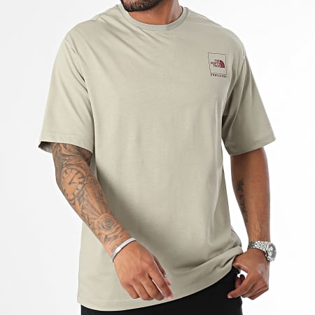 The North Face - Coordinates Tee Shirt A89DA Verde chiaro