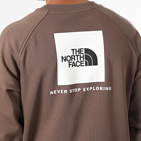 The North Face - Crewneck Raglan Sweat Redbox A89FA Marrón