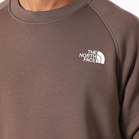 The North Face - Felpa girocollo Raglan Redbox A89FA Marrone