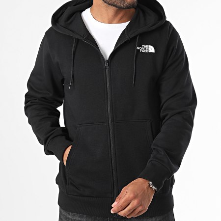 The North Face - Eenvoudig koepel Sweatshirt met capuchon A89FD Zwart