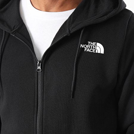 The North Face - Eenvoudig koepel Sweatshirt met capuchon A89FD Zwart