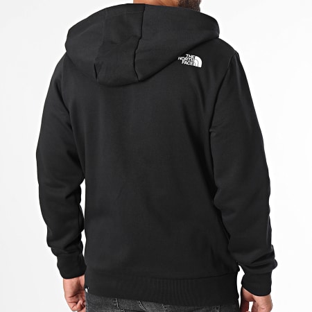 The North Face - Eenvoudig koepel Sweatshirt met capuchon A89FD Zwart