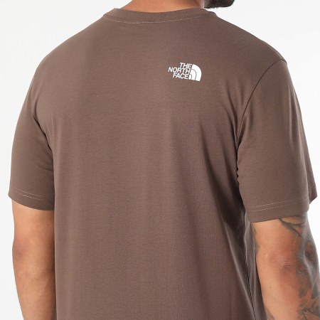 The North Face - Tee Shirt Eenvoudig Koepel A87NG Bruin