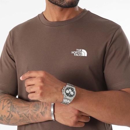 The North Face - Tee Shirt Eenvoudig Koepel A87NG Bruin