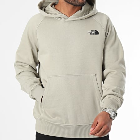 The North Face - Felpa con cappuccio Raglan A8A3T Verde chiaro