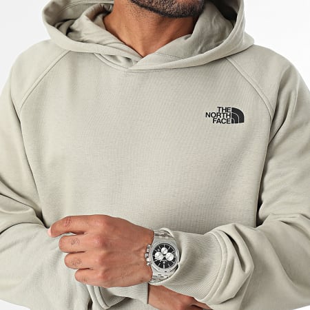 The North Face - Felpa con cappuccio Raglan A8A3T Verde chiaro