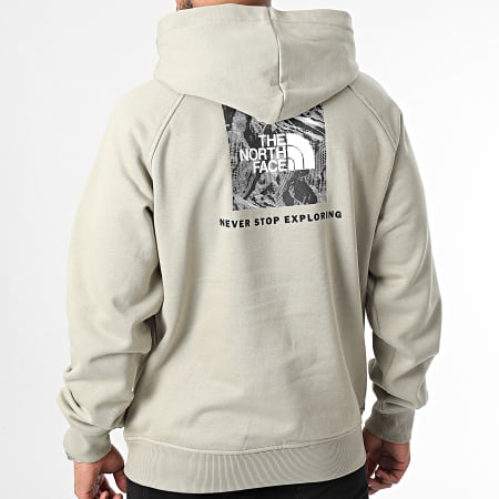 The North Face - Redbox Raglan Hoodie A8A3T Licht kakigroen