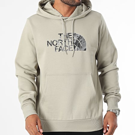 The North Face - Easy Graphic 1 Felpa con cappuccio A8A3U Verde Khaki chiaro