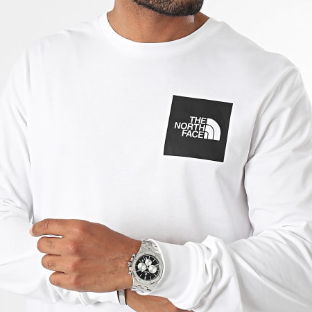 The North Face - Tee Shirt Manica lunga Fine A8A6P Bianco