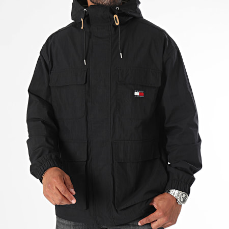 Tommy Jeans - Veste Capuche Zippée Utility 8905 Noir