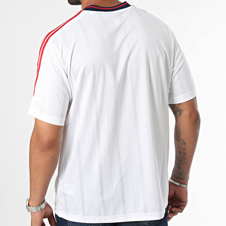 Adidas Sportswear - Tee Shirt De Foot A Bandes Tiro IY4504 Blanc